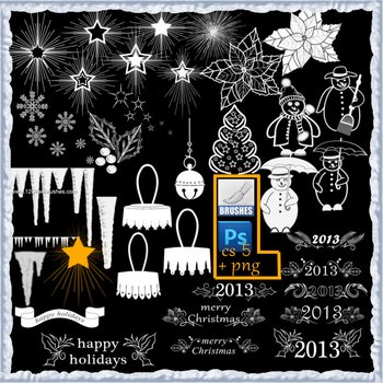 Christmas Decoration and Text