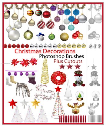 Christmas Decorations Cutouts