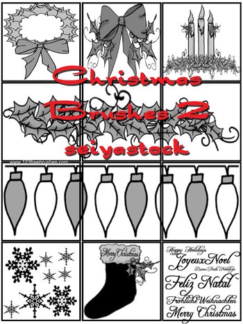 Christmas Wreath – Bow – Snowflake – Candle