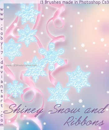 Shiny Snow and Ribbons