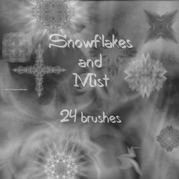 Snowflakes and Mist
