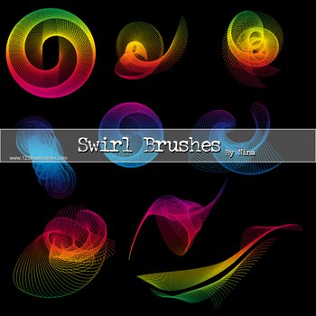 Abstract Line Swirl
