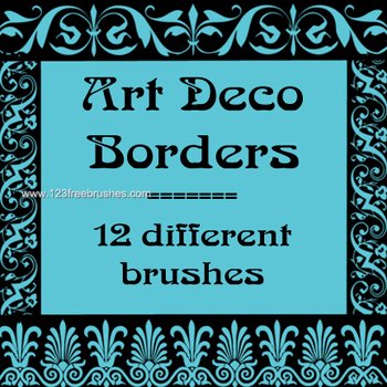 Art Deco Borders