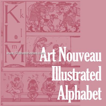 Art Nouveau Alphabet