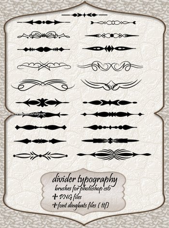 Dividers Typography