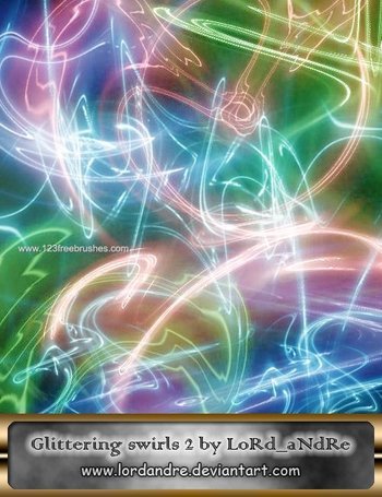 Glittering Swirls