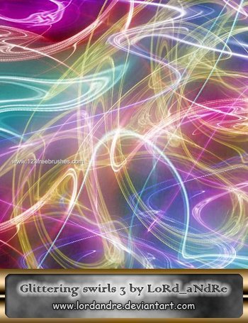 Glittering Swirls