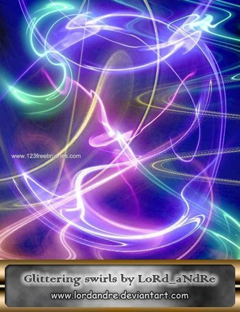 Glittering Swirls
