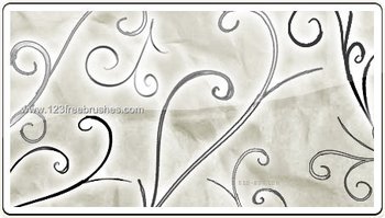 Hand Drawn Feathered Swirls