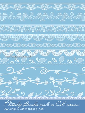 Lace and Floral Dividers