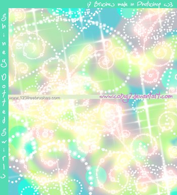 Shiny Dotted Swirls