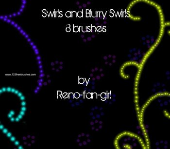 Swirls and Blurry Swirls