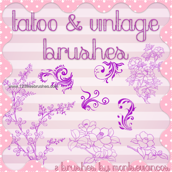 Tattoo and Vintage Floral
