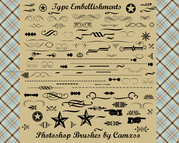 Type Embellishments Floral