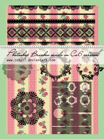 Vintage Ornaments and Lace