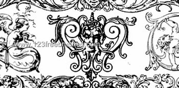 Vintage Ornate Floral