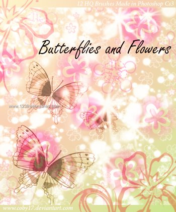 Butterflies and Flowers