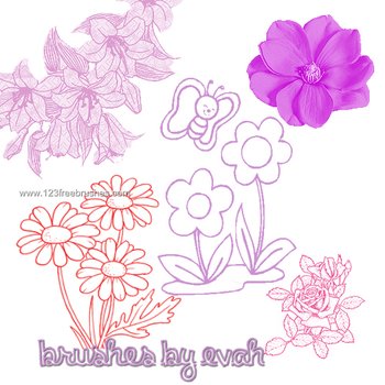 Floral Elements Brushes
