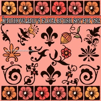 Free Photoshop 7 Flower Brushes Download