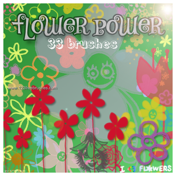 Floral Art Brushes Photoshop
