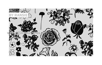 Flower Brushes On Photoshop