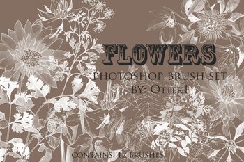 Photoshop 7 Flower Brushes