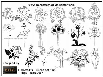 Flower Brushes For Photoshop Cs5 Free Download
