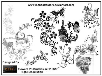 Flower Brushes Photoshop