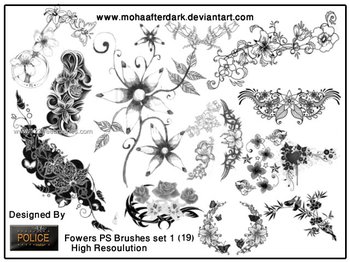 Flower Brushes Photoshop Free