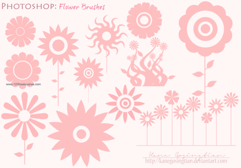Floral Art Brushes Photoshop