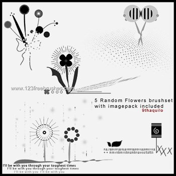 Flower Brushes High Resolution