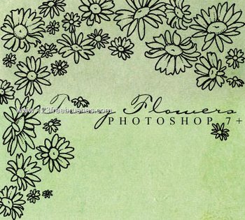Photoshop 7 Flower Brushes