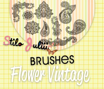 Vintage Paisley Flowers