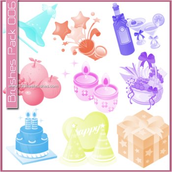 Birthday Cake and Gift Box