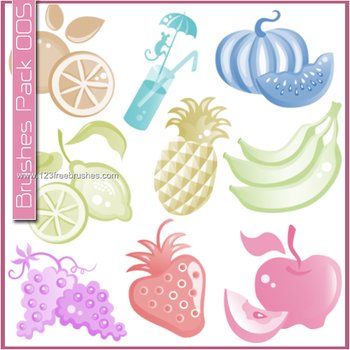 Fruits – Banana – Apple – Grapes – Pineapple