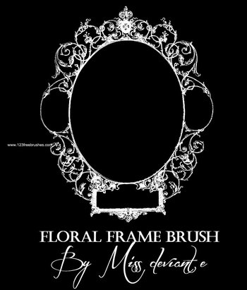 Antique Oval Frame