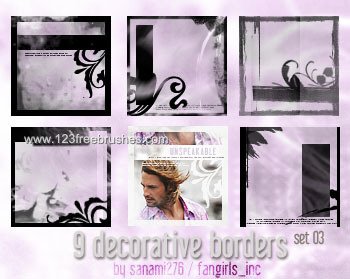 Decorative Borders Pack