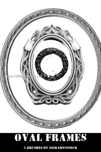 Decorative Oval Frame