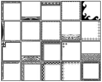 Floral Borders and Corners