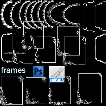 Floral Decorative Borders and Frames