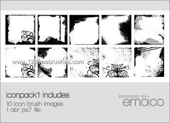 Icon Grunge Border Pack 1
