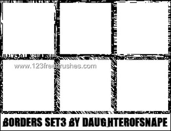 Icon Grunge Borders Set