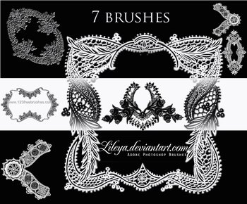 Lace Border Frames