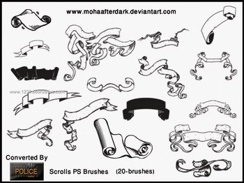 Old Scroll Banners Set