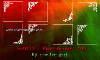 Ornate Border Corners 10