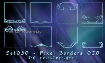 Ornate Border Corners 14