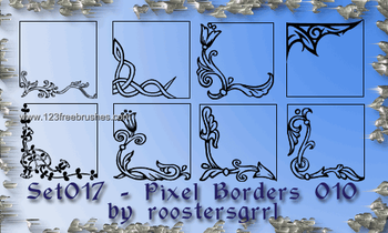 Ornate Border Corners 5