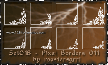 Ornate Border Corners 6