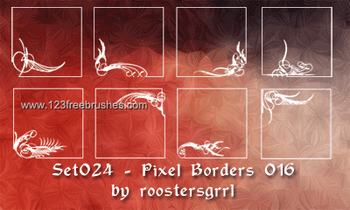 Ornate Border Corners 7