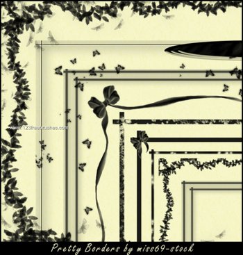 Pretty Flower Borders